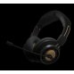 Gioteck TX-40S Auricolare Cablato A Padiglione Gaming Nero, Bronzo