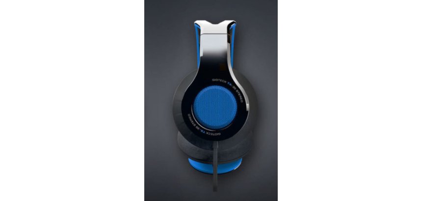 Gioteck TX-30 Auricolare Cablato A Padiglione Auto Nero, Blu