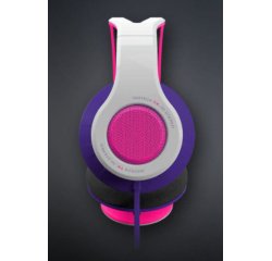 Gioteck TX-30 Auricolare Cablato A Padiglione Gaming Nero, Rosa, Bianco