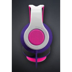 Gioteck TX-30 Auricolare Cablato A Padiglione Gaming Nero, Rosa, Bianco