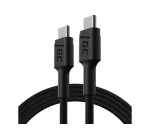 Green Cell KABGC30 USB cable USB 2.0 1.2 m USB C 0.48 Gbit/s 60 W Black