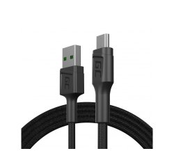 Green Cell KABGC20 cavo USB USB 2.0 1,2 m USB A Micro-USB B 0,48 Gbit/s Nero