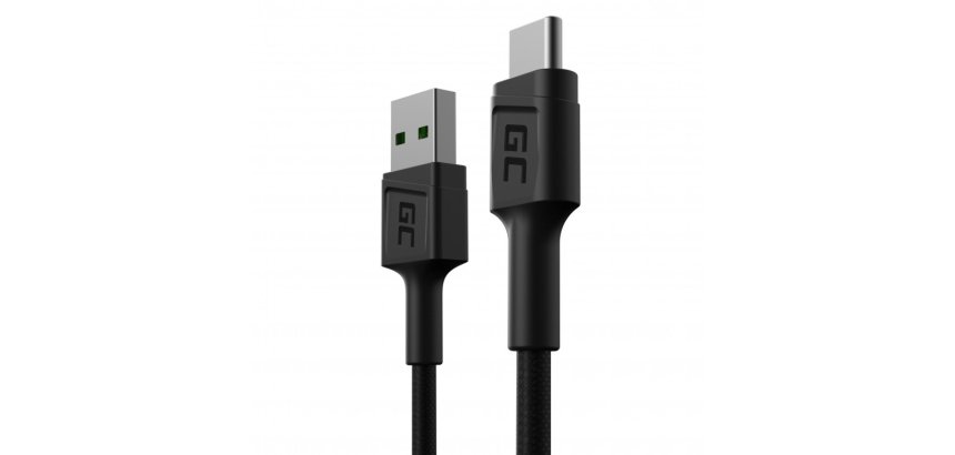 Green Cell KABGC25 cavo USB 0,3 m USB A USB C 0,48 Gbit/s Nero