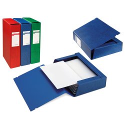 SEI Rota Archivio 3L 120 scatola per la conservazione di documenti Cartoncino, Cloruro di polivinile (PVC) Blu