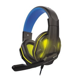 Steelplay HP47 Casque Avec fil Arceau Jouer Noir, Jaune