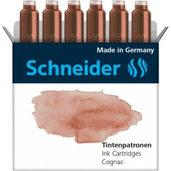 Cartouche encre schneider coloris cognac pastel boite 6 unites