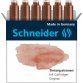 Cartouche encre schneider coloris cognac pastel boite 6 unites