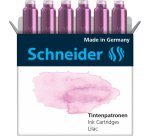 Cartouche encre schneider coloris lilas pastel boite 6  unites