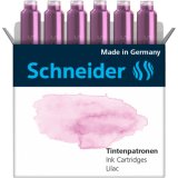 Cartouche encre schneider coloris lilas pastel boite 6  unites