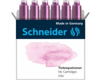 Cartouche encre schneider coloris lilas pastel boite 6  unites