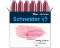 Cartouche encre schneider coloris rose pastel boite 6   unites