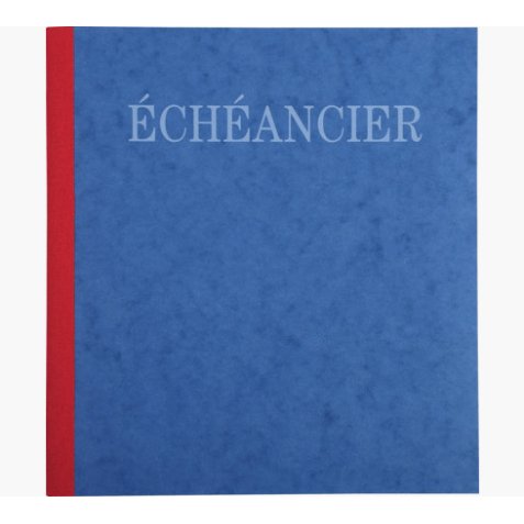 Piqûre 21x19cm - Echéancier tracé journal 80 pages