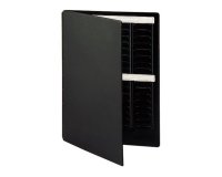 Mini planning à fiche T indice 2 - 2 volets noir - Nobo