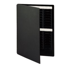 Mini planning à fiche T indice 2 - 2 volets noir - Nobo