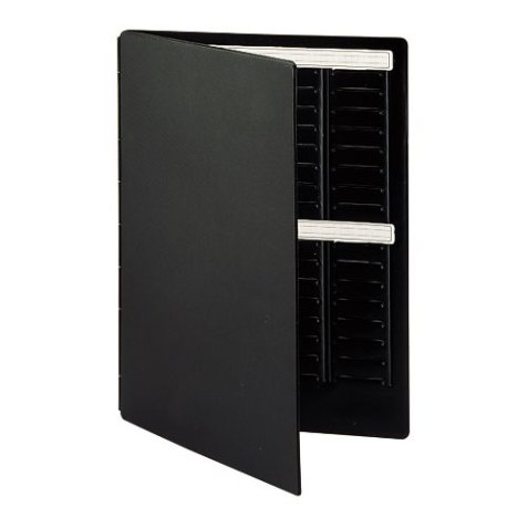 Mini planning à fiche T indice 2 - 2 volets noir - Nobo