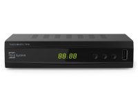 TELE System TS6822 T2HEVC TWIN Cavo Full HD Nero