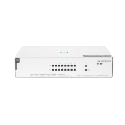 HPE Aruba Networking Networking Instant On Switch 8p Gigabit CL4 PoE 64W 1430