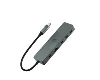 XtremeMac HUB USB-C MAX PRO - 5 Ports (3* USB-C, USB Type-C 40000 Mbit/s