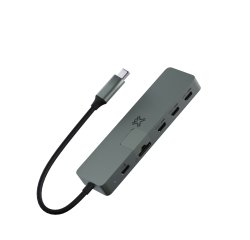 XtremeMac HUB USB-C MAX PRO - 5 Ports (3* USB-C, USB Type-C 40000 Mbit/s
