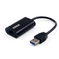 Nilox Adaptador de red USB 3.0 a Gigabit Ethernet RJ45