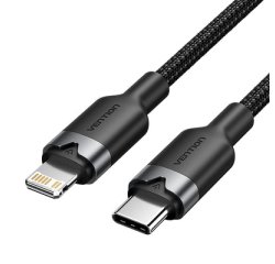 Vention LALBH cable de conector Lightning 2 m Negro