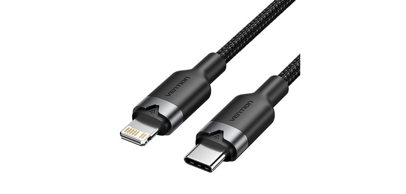Vention LALBF cable de conector Lightning 1 m Negro