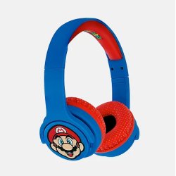 OTL Technologies SM0694 cuffia e auricolare Wireless A Padiglione Gaming Bluetooth Blu, Rosso