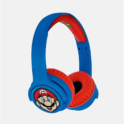 OTL Technologies SM0694 headphones/headset Wireless Head-band Gaming Bluetooth Blue, Red