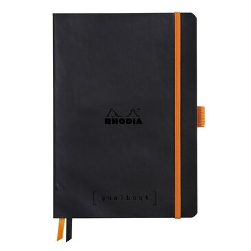 Rhodiarama Goalbook souple A5 240 pages dot papier ivoire 90g - Noir