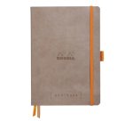 Rhodiarama Goalbook souple A5 240 pages dot papier ivoire 90g - Taupe