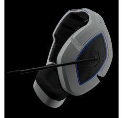 Gioteck TX-50 Auricolare Cablato A Padiglione Gaming Nero, Blu, Bianco