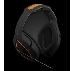 Gioteck TX-50 Auricolare Cablato A Padiglione Gaming Nero, Arancione