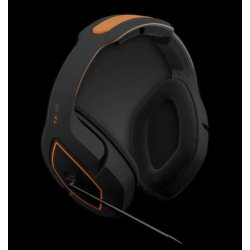 Gioteck TX-50 Auricolare Cablato A Padiglione Gaming Nero, Arancione