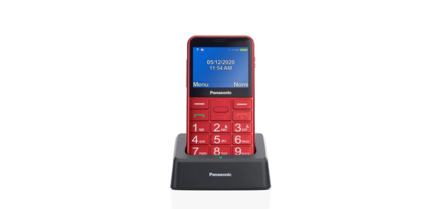 Panasonic KX-TU155EXRN teléfono móvil 6,1 cm (2.4") 102 g Rojo Teléfono con cámara