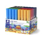 Feutres staedtler jumbo 328 coloris assortis pot de 48