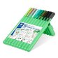 Etui staedtler triplus multi set 10 unites 4 feutres       fineliner assortis 1          broadliner noir 4 surligneurs
