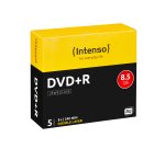 Intenso DVD+R 8.5GB, DL, 8x 8,5 GB DVD+R DL 5 pz