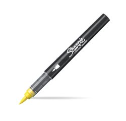 Marqueur sharpie creatif pointe pinceau trait min      1,2mm encre acrylique coloris jaune
