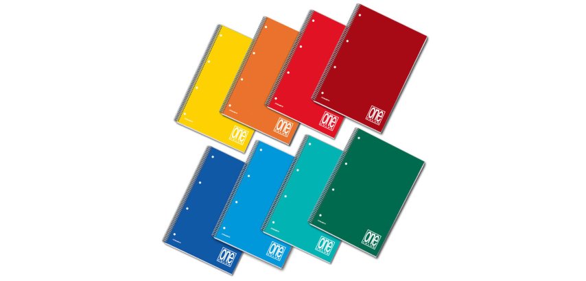 Blasetti ONE COLOR writing notebook A4+ 140 sheets Multicolour