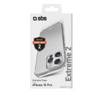 SBS Etui support Coque Extreme X2 iPhone 15 Pro, transparent