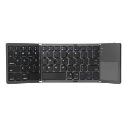 XtremeMac XWH-FLK-13 clavier Universel Bluetooth QWERTY Gris