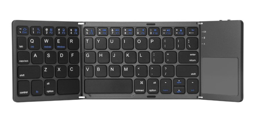 XtremeMac XWH-FLK-13 clavier Universel Bluetooth AZERTY Français Gris