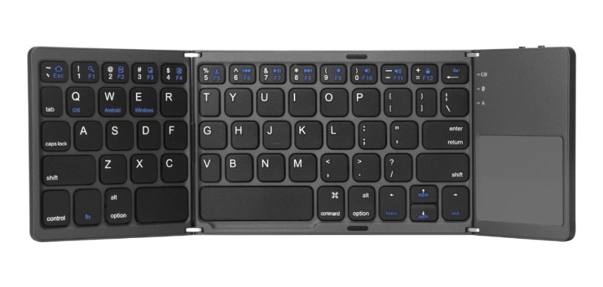 XtremeMac XWH-FLK-13 clavier Universel Bluetooth AZERTY Français Gris