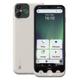 Doro Aurora A30 15,5 cm (6.1") Double SIM Android 14 4G USB Type-C 6 Go 128 Go 5000 mAh Blanc