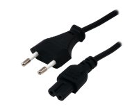 MCL Power Cord Portable Black 5.0m Noir 5 m Prise d'alimentation type C Coupleur C7