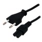 MCL Power Cord Portable Black 5.0m Noir 5 m Prise d'alimentation type C Coupleur C7