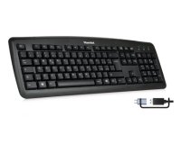Hamlet XKKITA2-CX tastiera Casa/ufficio USB QWERTY Italiano Nero