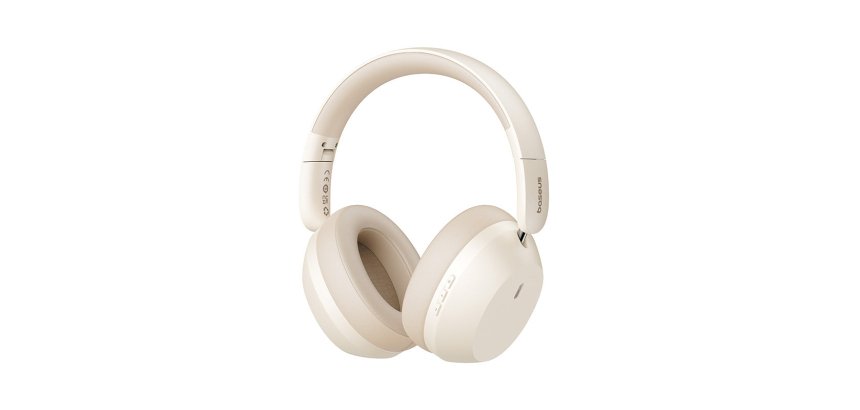 Baseus Bass 35 Max Auriculares Inalámbrico y alámbrico Diadema Música USB Tipo C Bluetooth Beige