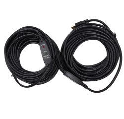 Neklan 2090695 câble USB USB 2.0 20 m USB A Noir