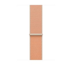 Apple MHYV4ZM/A accessoire intelligent à porter sur soi Bande Orange Polyester recyclé, Nylon recyclé, Recycled spandex